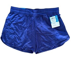 NWT Columbia Women Active Shorts MED 4” Berkeley Basin Purple Nylon Outdoor Swim